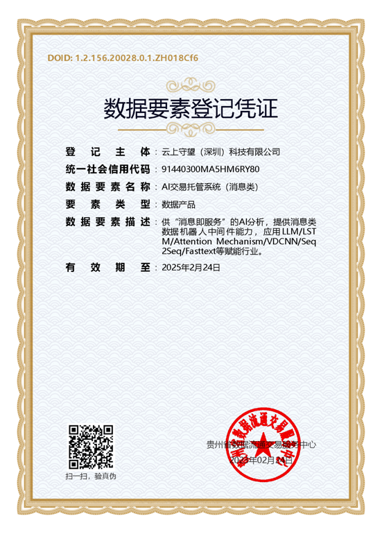 AI交易托管系统（消息类）